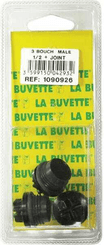 Pièces agricoles - Cloture,Jardin & Sylviculture - Coque de 3 bouchon mâle 1/2"