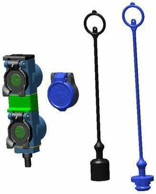 Pièces agricoles - Hydraulique - Bouchon pour mâle CVE 3/4