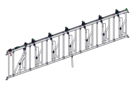 Materiels - Cornadis - PACK DE 12 PANNEAUX AXIAL II REG DE 7P./5M L.4.70M