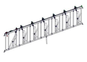 Materiels - Cornadis - PACK DE 12 PANNEAUX AXIAL II REG DE 7P./5M L.4.70M
