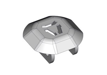 Materiels - Matériel d'élevage - autre - CALOTTE TREFLE D.102MM ADAPTABLE