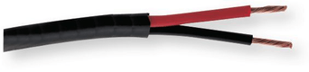 Bobine de câble FLRYY ovale noir/rouge 2 x 1 mm² 50 m (par 1)