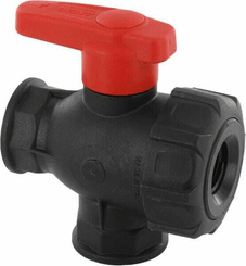 Pièces agricoles - Pièce Pulvérisateur - Vanne à boisseau sph. 1/2" 3v.