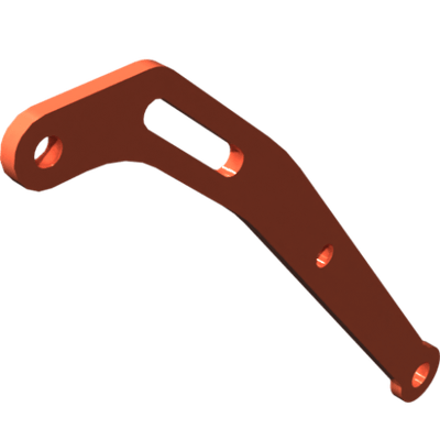 Pièces agricoles - Pièce divers - Bras de liaison peint