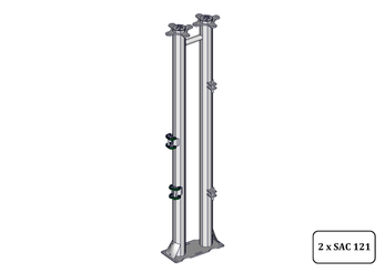 Materiels - Accessoires 50Kg-70Kg - DOUBLE POTEAU -7P- ANTI RECUL ANTI-HORAIRE SUR PLATINE V2