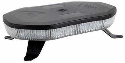Pièces agricoles - Eclairage - Barre lumineuse LED, 50W, 12-24V, ambre, à boulonner/magnétique, 380mm, Kramp