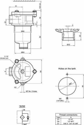 Pièces agricoles - Hydraulique - Filtre de retour