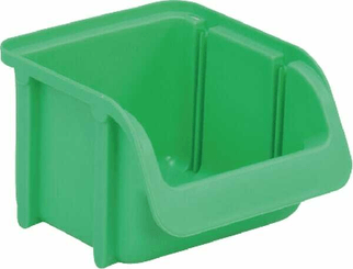 Pièces agricoles - Outils atelier - Boîte de rangement 100x115x75mm, capacité 0,46l, polypropylène vert, Linbin no.1 de Hünersdorff