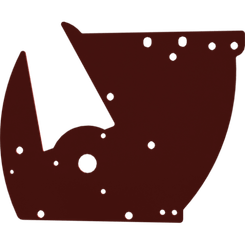 Pièces agricoles - Pièce divers - plaque de bride peinte