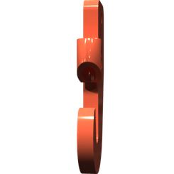 Pièces agricoles - Pièce divers - crochet HL25 cat2 soudé -peint-