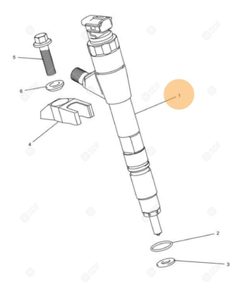 Pièces agricoles - Pieces moteur - iniettore completo
