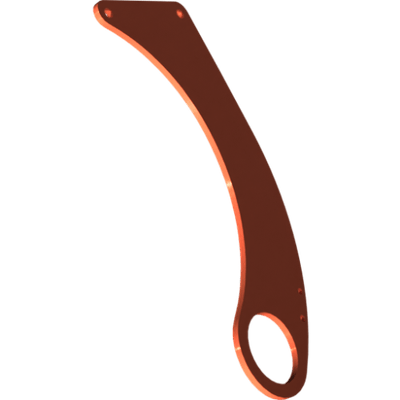 Pièces agricoles - Pièce divers - Plaque de retenue – peinture