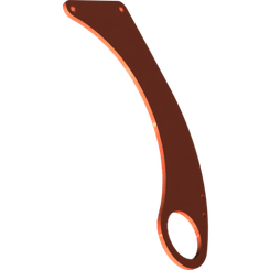 Pièces agricoles - Pièce divers - Plaque de retenue – peinture