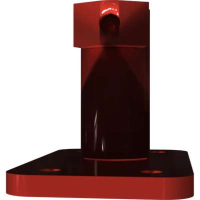 Pièces agricoles - Pièce divers - plaque de support soudée -peinte-