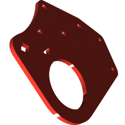 Pièces agricoles - Pièce divers - plaque de roulement peinte