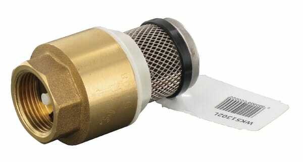 Pièces agricoles - Hydraulique - Crépine+clapet 3/4" inox