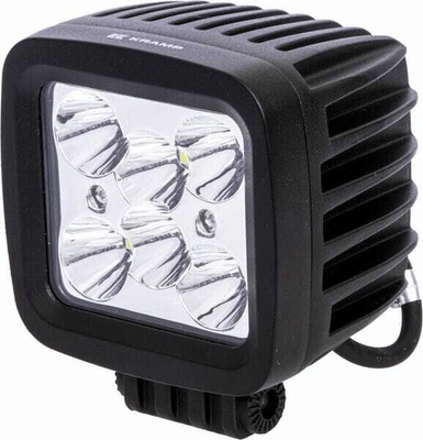 Pièces agricoles - Eclairage - Phare de travail LED carré 42W 3780lm 10/30V, 100x très longue portée 6 LED Kramp