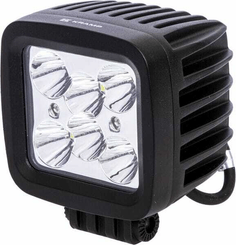 Pièces agricoles - Eclairage - Phare de travail LED carré 42W 3780lm 10/30V, 100x très longue portée 6 LED Kramp