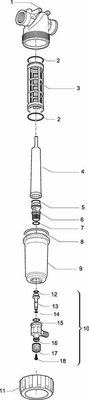 Pièces agricoles - Pièce Pulvérisateur - Filtre de pression 11/2"