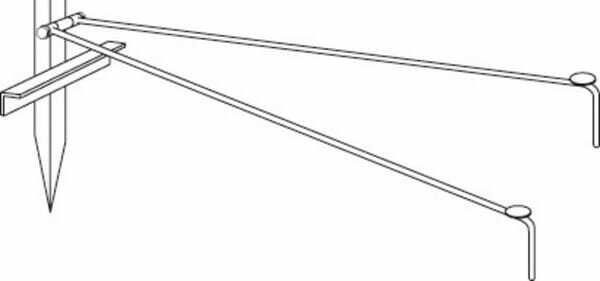 Pièces agricoles - Cloture,Jardin & Sylviculture - Support de fixation