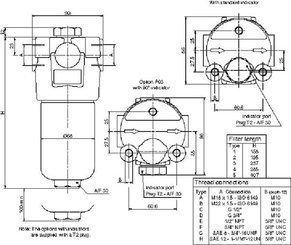 Pièces agricoles - Hydraulique - Filtre de pression 1/2" 10 µm