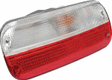 Feu arrière, 12V 21W, transparent/rouge
