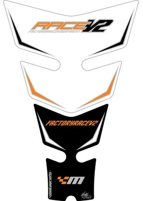 Pièces Quad & Motos - Equipement véhicule - Protection de réservoir MOTOGRAFIX 2pcs blanc Factory KTM RC8