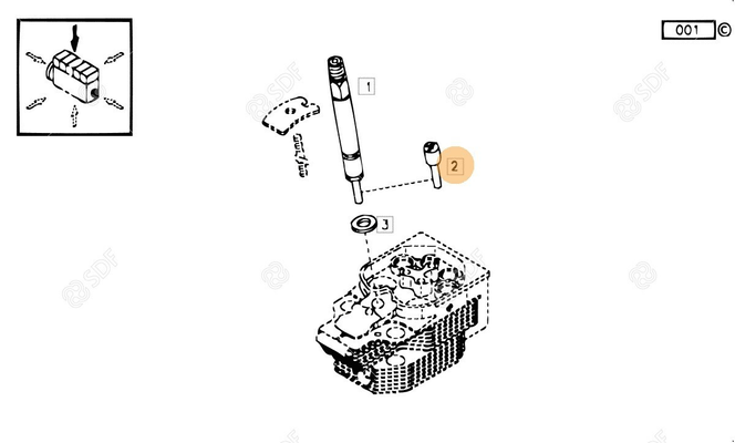 Pièces agricoles - Pieces moteur - PULVERISATEUR