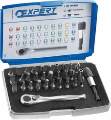 Outils - Outils divers - Boîte d'emb. + acc. 1/4" 32pcs