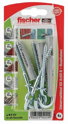 Pièces agricoles - Fasteners - UX Cheville + Tour Crochet 4x