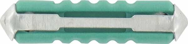 Pièces agricoles - Eclairage - Fusible stéatite 10A longueur 25mm vert pack 50x