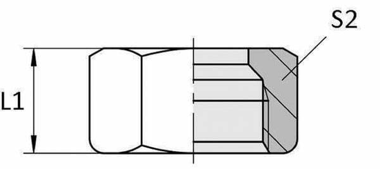 Pièces agricoles - Hydraulique - Bouchon à visser Ø17