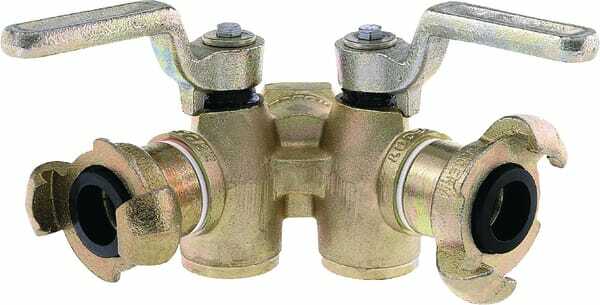 Pièces agricoles - Pièce pneumatique - Robinet double