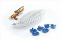Eclairage de plaque LED R&G RACING translucide