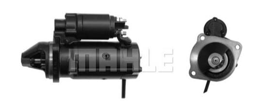 Pièces agricoles - Eclairage - Démarreur 12V, 3.2kW, 10 dents, CW, avec réducteur, Mahle