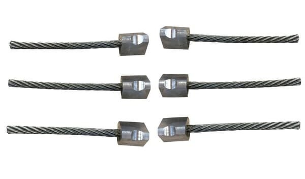 Pièces agricoles - Jardin et forêt pièce adaptable - Jeu de brosses de rechange de 10 mm, Armigo 2,Multiple, 6x