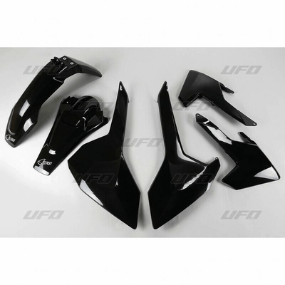 Pièces Quad & Motos - Plastiques - Kit plastique UFO noir Husqvarna