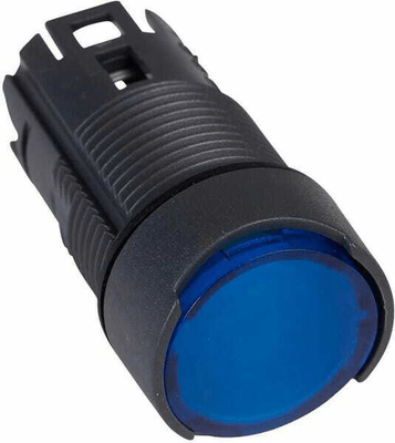 Pièces agricoles - Electricité - Bouton-poussoir lumineux bleu