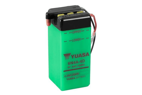 Pièces Quad & Motos - Electrique - Batterie YUASA conventionnelle sans pack acide - 6N4A-4D