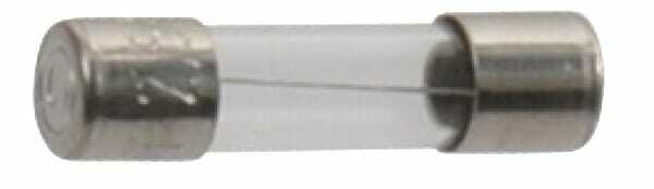 Pièces agricoles - Electricité - Fusible verre 2,5A longueur 20mm Siba