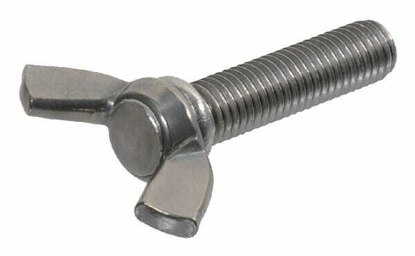 Pièces agricoles - Fasteners - Vis à oreilles DIN316 M 6x10 acier inoxydable