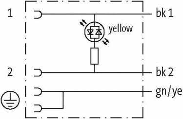 Pièces agricoles - Electricité - Fiche 18 mm,câble 1,5 m