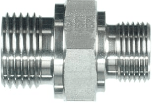 Pièces agricoles - Hydraulique - Raccord droit M 3/4" BSP SS