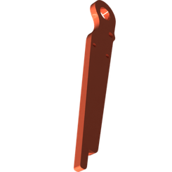 Pièces agricoles - Pièce divers - Plat de verrouillaget peint à court