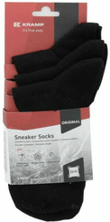 Vêtements et protections - Vêtement  - Chaussettes de sport basses noires 39-42, 3 paires