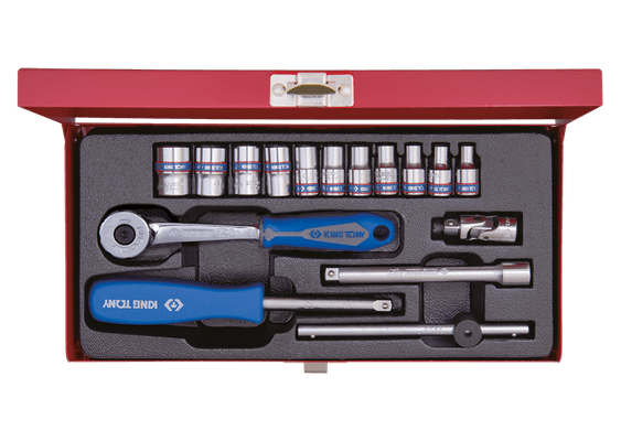 Outils - Outils divers - Coffret 1/4"  16 pièces, cliquet à 72 dents