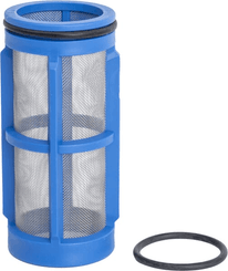 Pièces agricoles - Pièce Pulvérisateur - Cartouche filtrante 50 mesh bleu avec joints toriques
