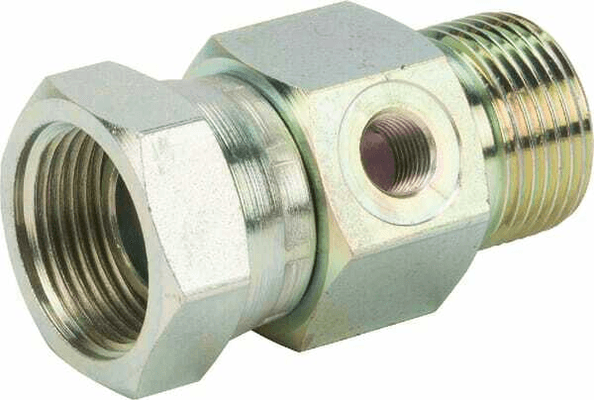 Pièces agricoles - Hydraulique - Adaptateur.M/W 3/4"+raccort 1/8"BSP