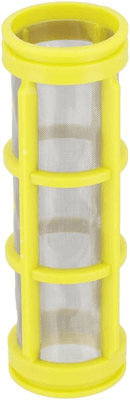 Pièces agricoles - Pièce Pulvérisateur - Cartouche filtrante 80 mesh jaune avec joints toriques