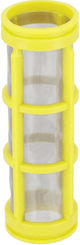 Pièces agricoles - Pièce Pulvérisateur - Cartouche filtrante 80 mesh jaune avec joints toriques